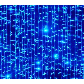 LED шторы синие 2,5х2,5 600LED, фото 