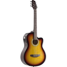 Вестерн гитара с датчиком Stagg SWA6CETU-VS, фото 