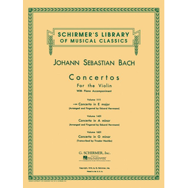 BACH-CONCERTO E MAJOR VIOLIN  BK HALLEONARD 50257860