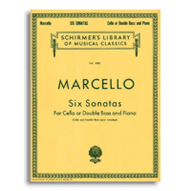 MARCELLO- SIX SONATAS (CELLO OR BASS)   BK  HALLEONARD 50262690