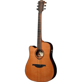 Левосторонняя электроакустическая гитара LAG Tramontane TL-100DCE