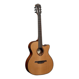 Классическая гитара со звукоснимателем LAG Tramontane TN-200A14CE