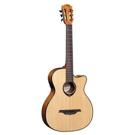 Классическая гитара со звукоснимателем LAG Tramontane TN-66ACE
