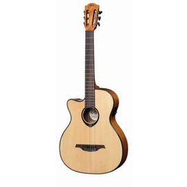 Классическая левостороняя гитара со звукоснимателем LAG Tramontane TNL-66ACE