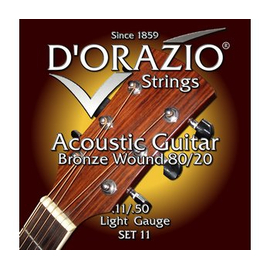 Струны для акустической гитары D’ORAZIO SET-11