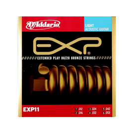 Струны для акустических гитар DADDARIO EXP11