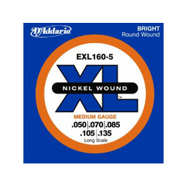 Струны для бас-гитар DADDARIO EXL160-5