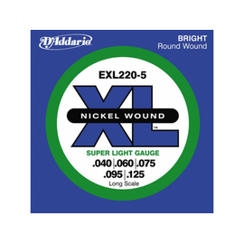 Струны для бас-гитар DADDARIO EXL220-5