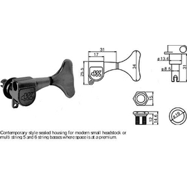 Механика колковая WILKINSON WJB650BK