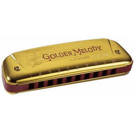 Гармошка губная HOHNER GoldenMelodyGold C