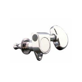 Колки для акустической/электро гитары 3+3 закрытого типа, хром