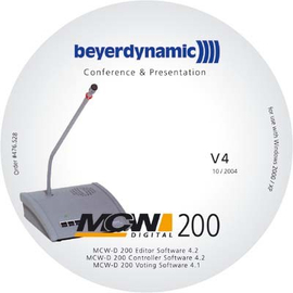 Программное обеспечение Beyerdynamic MCW-D 200 Voting 4.x