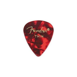 Медиаторы FENDER 351 PREMIUM CELLULOID RED MOTO THIN 098-0351-709