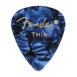Набор медиаторов Fender 351 PREMIUM CELLULOID BLUE MOTO THIN 098-0351-702