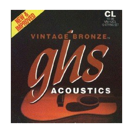 Струны GHS STRINGS VN-12CL VINTAGE BRONZE