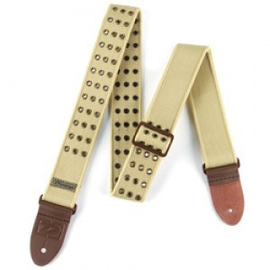 Ремень гитарный Dunlop D38-34KH khaki grommet