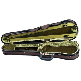 Жесткий скрипичный футляр по форме инструмента GEWA JAEGER PRESTIGE 4/4 черный с Carbonoptik 337.110