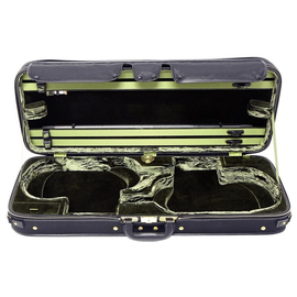 Кофр для двух скрипок GEWA JAEGER PRESTIGE 4/4 черный с Carbonoptik 337.510