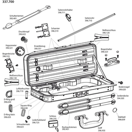 Жесткий футляр для альта GEWA JAEGER PRESTIGE Сменное покрытие GEWA-Tex, коричневого цвета 390.351