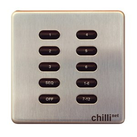 Zero 88 01-203-00  Chilli Pro Control Panel 10 way - S/Steel