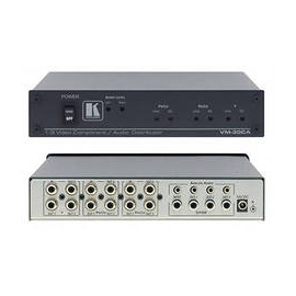 Усилитель-распределитель 1:3 компонентного видеосигнала (разъемы RCA), S/PDIF и звукового стереосигнала, 400 МГц Kramer VM-30CA