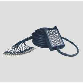 Мультикор Kaifat SBL104-20M, 16 каналов XLR, 4 возврата XLR, длина 20м