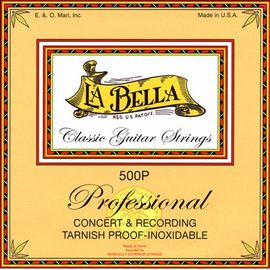 Струны для классической гитары LA BELLA 500P Recording Concert High