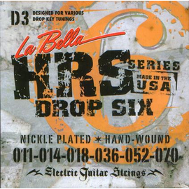 Струны для электро-гитары LA BELLA HRS-D3