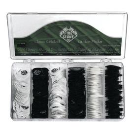 Медиатор GEWA Fire&Stone Classic Celluloid Коробка-дисплей содержит 600шт в ассортименте 523.850