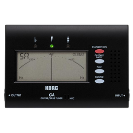 Цифровой компактный тюнер KORG GA40BK
