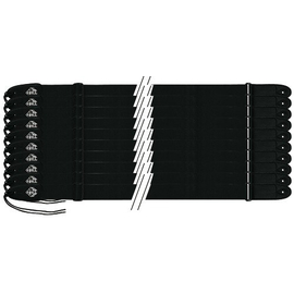 Гитарный ремень GEWA Fire&Stone Nylon Edition 10 штук, черный 530.810