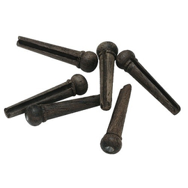 Булавка для струнодержателя GEWA Fire&Stone Перламутровая точка, черное дерево 555.014