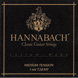 Струны для классической гитары, серия 728 Gewa Hannabach Среднее натяжение Серия под заказ Комплект 728MT 652.687