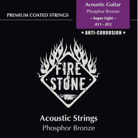 Струны для акустической гитары GEWA Fire&Stone Super light 665.610