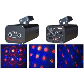 Лазер TVS VS-66TRed and blue multi-heart laser lights 300mW