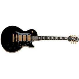 Электрогитара EPIPHONE LP BLACK BEAUTY EBONY GLD HDWE 3 PICKUP