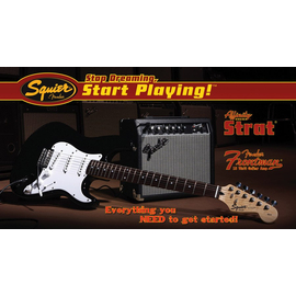 Набор начинающего гитариста FENDER SQUIER AFFINITY SPECIAL STRAT & FRONTMAN 15G AMP - BLACK
