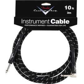 Инструментальный кабель FENDER CUSTOM SHOP PERFORMANCE CABLE 10' ANGLED TW