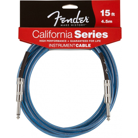 Инструментальный кабель FENDER CALIFORNIA INSTRUMENT CABLE 15' LPB