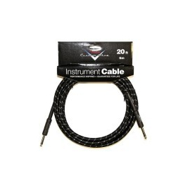 Инструментальный кабель FENDER CUSTOM SHOP CABLE 20' BLACK TWEED