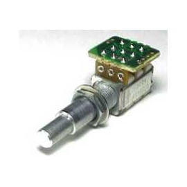 Двойной потенциометр IBANEZ PARTS Bass - Mid Pot Stacked 3VR1VM304