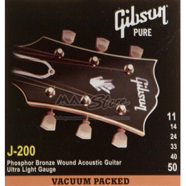 Струны GIBSON SAG-J200UL PREMIUM PHOS BRONZE .011-.050
