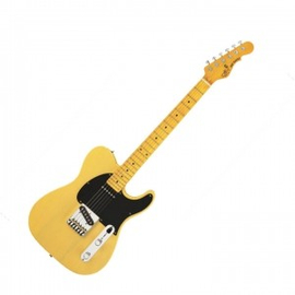 Гитара G&L ASAT CLASSIC (Blonde, maple, 3-ply Black) - 1084/1355 4252