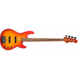 Гитара G&L JB2 FOUR STRINGS (Cherryburst.Rosewood) безладовый- 1192/1490 4265
