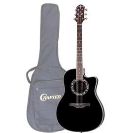Электроакустическая гитара Crafter FSG 260EQ/BK (SB-EG)