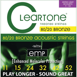 Струны Cleartone ACOUSTIC CUSTOM LIGHT 11-52