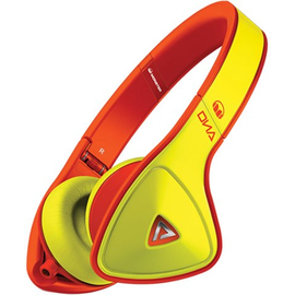 Наушники Monster DNA Neon On-Ear Headphones - Yellow on Neon Orange MNS-128542-00