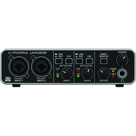 USB аудио интерфейс BEHRINGER U-PHORIA UMC202
