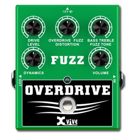 Педаль для электрогитары FZONE XVIVE W2 OVERDRIVE FUZZ