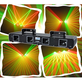 Лазер LanLing L2500 Four Lens Red:100mW+100mW+Green:25mW+25mW